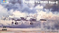 Trumpeter 1/72 Tupolev Tu-95MS Bear-H Plastic Model Kit 01601