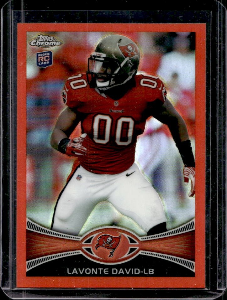 Lavonte David Topps Chrome #198 Orange Refractor