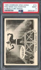1965 Donruss King Kong #15 Really Big Show PSA 9 *DS16079