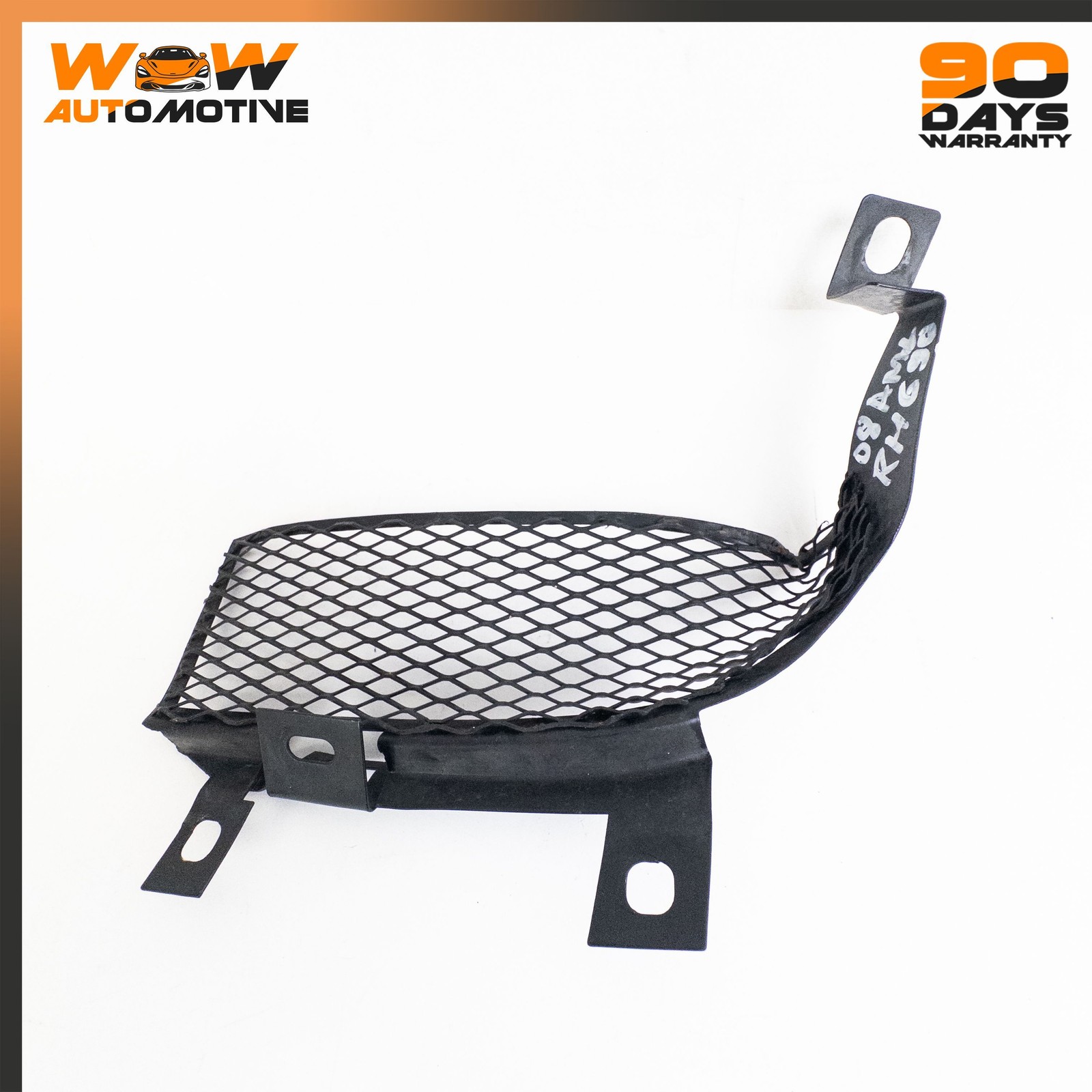 06-16 ASTON MARTIN V8 VANTAGE REAR BUMPER LOWER RIGHT MESH GRILLE MOLDING OEM