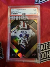 2021 Panini Profiles Rewards Josh Allen Gold 03/10 Buffalo Bills PSA 9 Pop 1