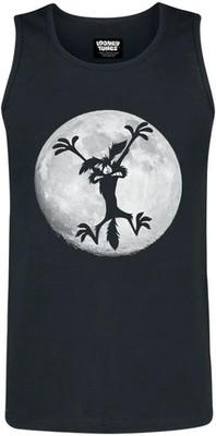 Looney Tunes Tank-Top Herren Coyote - Moon Jump schwarz