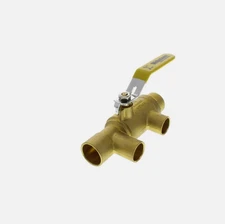 Webstone 58653-1-1/4 x 3/4 Primary/Secondary Loop Purge Tee