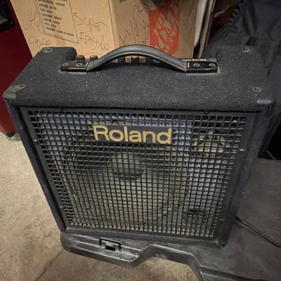 Roland KC-100 60W Instrument Amplifier, 4-Channel, XLR/1/4'' Inputs, Black