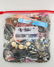 4lb 4oz Mystery Junk Jewelry Bag Of Mixed Used Pieces Crafting Some Wearable