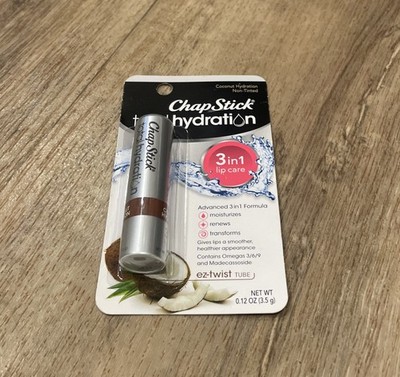 ChapStick Total Hydration 3 in 1 Lip Care Coconut Hydration - Free Ship!