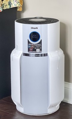 Shark NeverChange Pet Pro Air Purifier Clean Sense IQ, 1450 sq ft, White