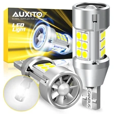 AUXITO 921 912 T15 CANBUS LED Backup Reverse Light Bulb Lamp White 600% Brighter