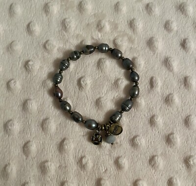 Exoal / Armband / echte Perlen / Steinchen / Lila-Blau / Elegant / Modisch