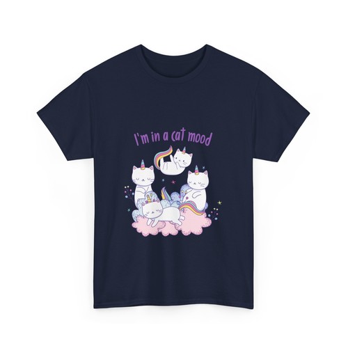 I'm in a cat mood funny quote gift Unisex Heavy Cotton Tee men women humor - 第 55/66 張圖片