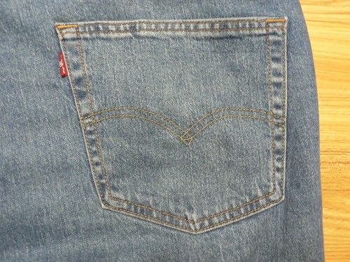 # LEVIS 505 HERREN GR 40 (43x30) JEANS - 12,5" RISE - STRAIGHT - DISTRESSED - Bild 4 von 14