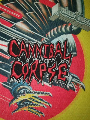 Death Metal Patch Shape Gestickt Carcass Battle Jacket xxx