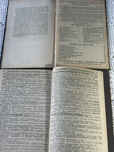 The Electrician Primers Vol's 1 & 2 Theory & Practice 1891 Hardback Books - Picture 13 of 14
