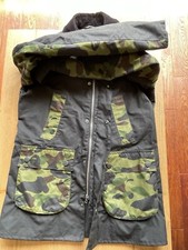 BARBOUR X A BATHING APE CAMO BEDALE WAX JACKE...