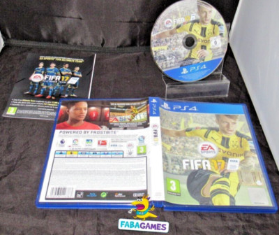 Jeu FIFA 17 PS4 - Version PAL FR, Bon état, Boîtier Et Instructions Inclus