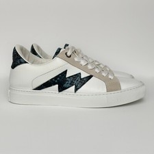 Zadig  Voltaire ZV 1747 Wild Bolt Low Top Women's Sneakers Size 7