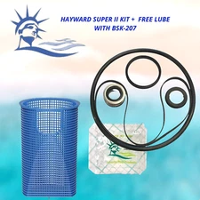 BSK-207 & 65002 Fits Hayward Super II Pool Pump Kit By Pooltek USA