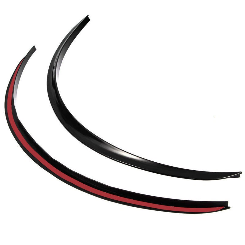 Autos Fender Flare Wheel Lip Protector Car Wheel Arch Moulding Trim Decor Strips - Image 4 of 4