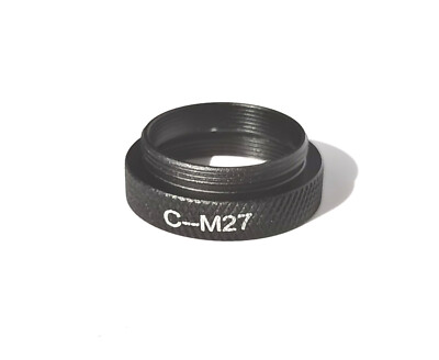 C-M27 C C-Mount Male Camera to 27mm*0.75 M27 Microscope Female Lens Adapter Ring