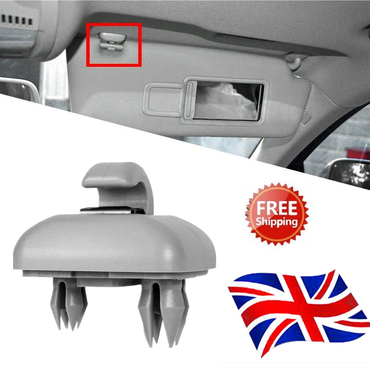 Audi a1 sun 2024 visor clip replacement