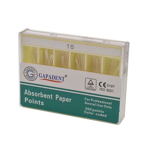 200Pcs/Pack Dental Endodontic Absorbent Paper Points Sterile Gutta Percha 22Size - Picture 11 of 38