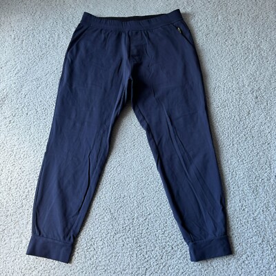 NEW Public Rec Pants Mens 34x30 Blue All Day Every Day Jogger Nylon Tapered Jog
