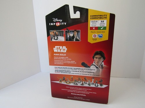 Disney Infinity 3.0 Edition figure ONLY: Star Wars Han Solo with blaster, NIP - Imagen 4 de 7