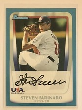 Steven Farinaro 2011 Bowman Draft USA Baseball 206/499 #BDPP98