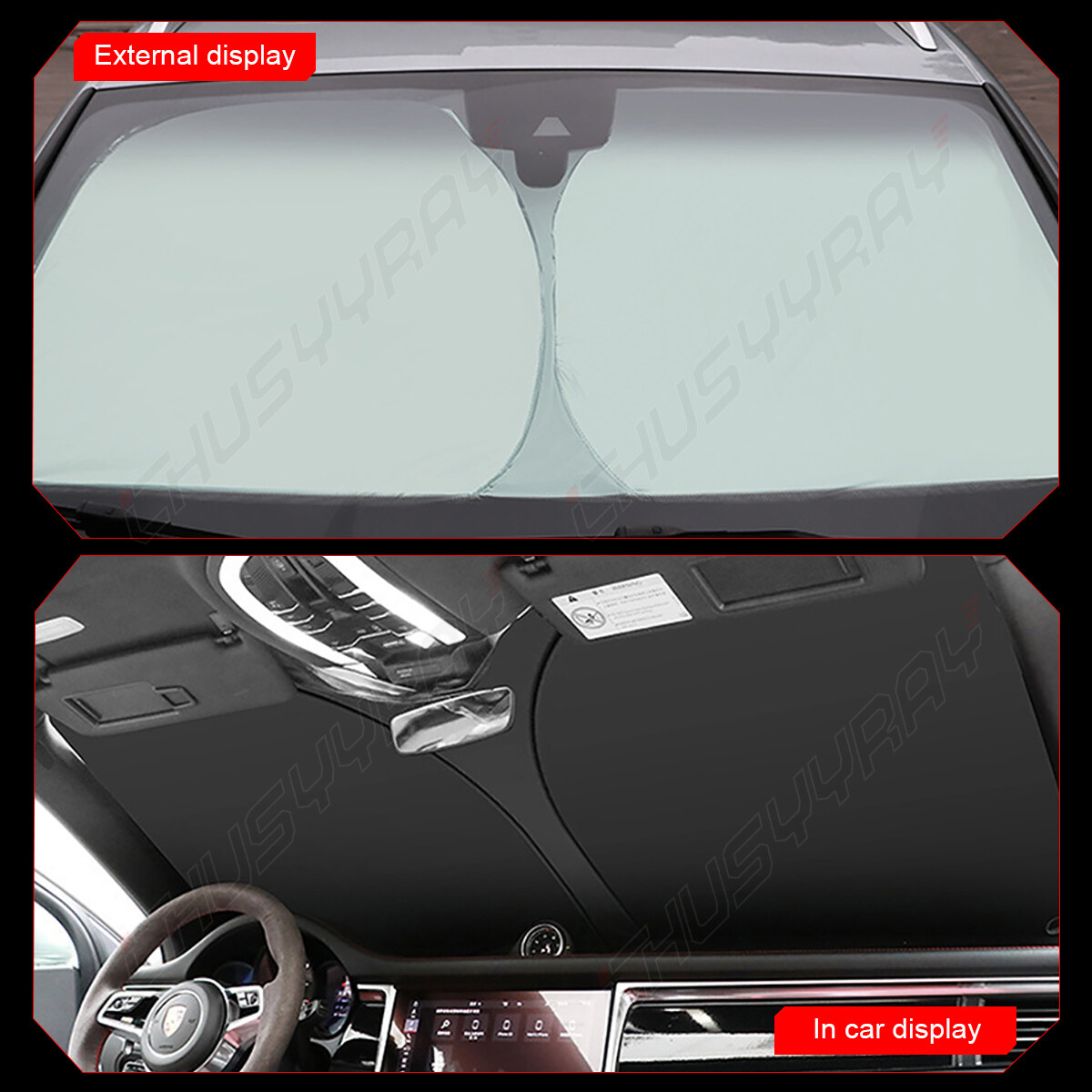 33.46x55.11" For Ford EDGE 2013 Foldable Car Front Window Windshield Sun Shade