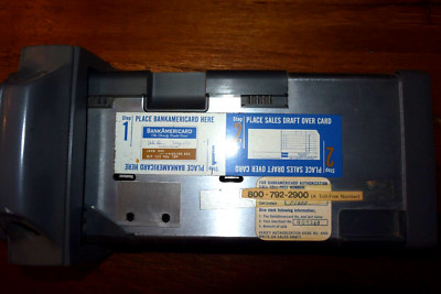 Credit Card Imprinters - Manual Credit Card Imprinter
