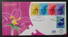 2003 NETHERLANDS NEDERLAND PORT BETAALD POSTAGE PAID FLOWERS GREETINGS PBZ 6 FDC