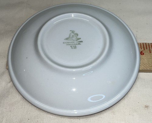 Vintage Shenango Restaurant Ware Gray Pink Stripe Coffee Shop Cups & Saucers - Picture 7 of 9