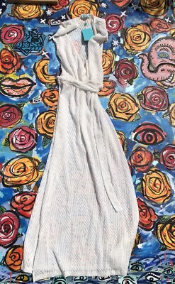 Melissa Odabash Jenny dress - NEW w tags- Size S - White Pointelle-Knit Coverup
