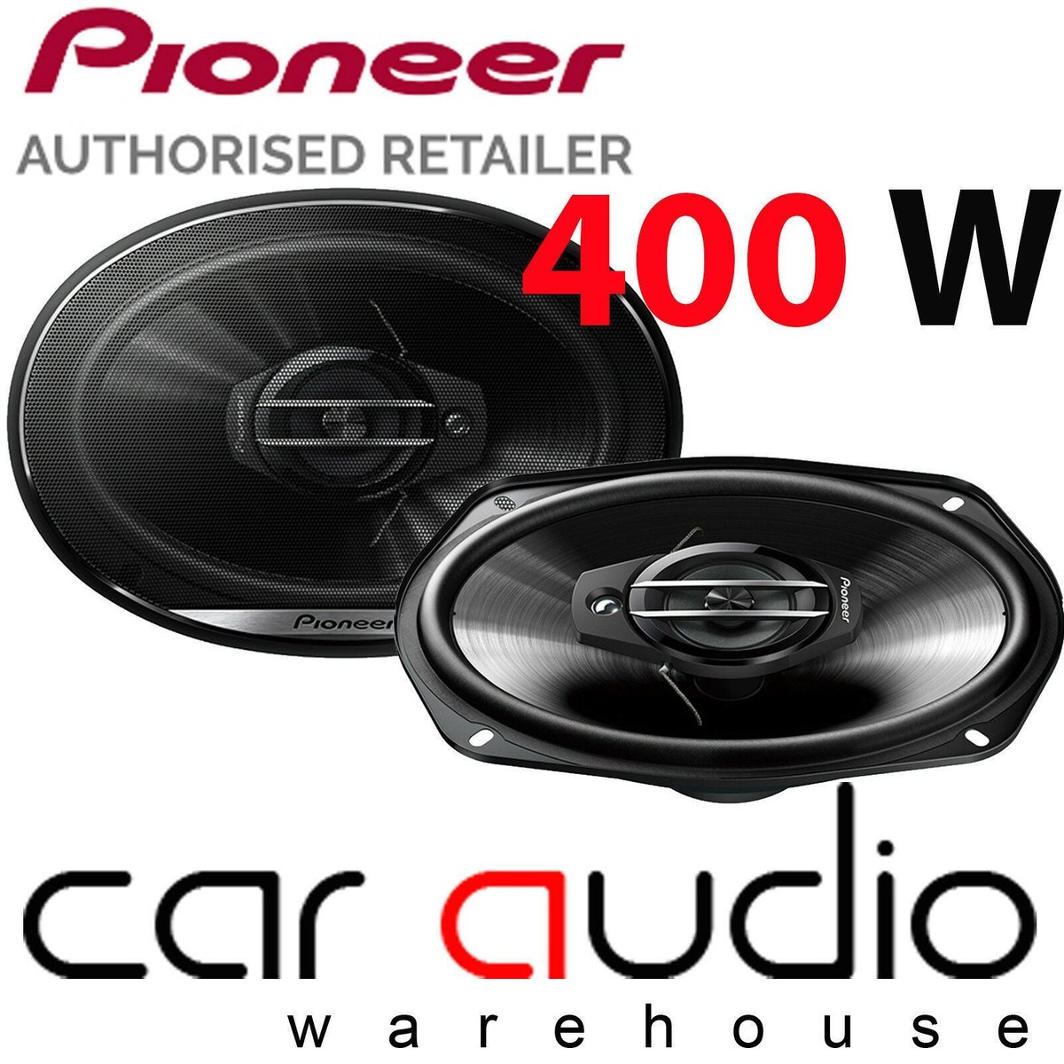 Pioneer TS-G6932i 400 Watts a Pair Way 6x9 Inch Rear Shelf Car