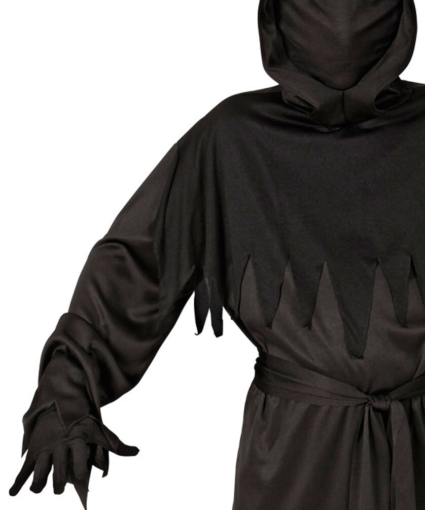 Sensemann Kostüm Für Kinder & Erwachsene – Größen 122–170 & M–XXXL – Gruselige Halloween-Robe Mit Kapuze Und Tunika