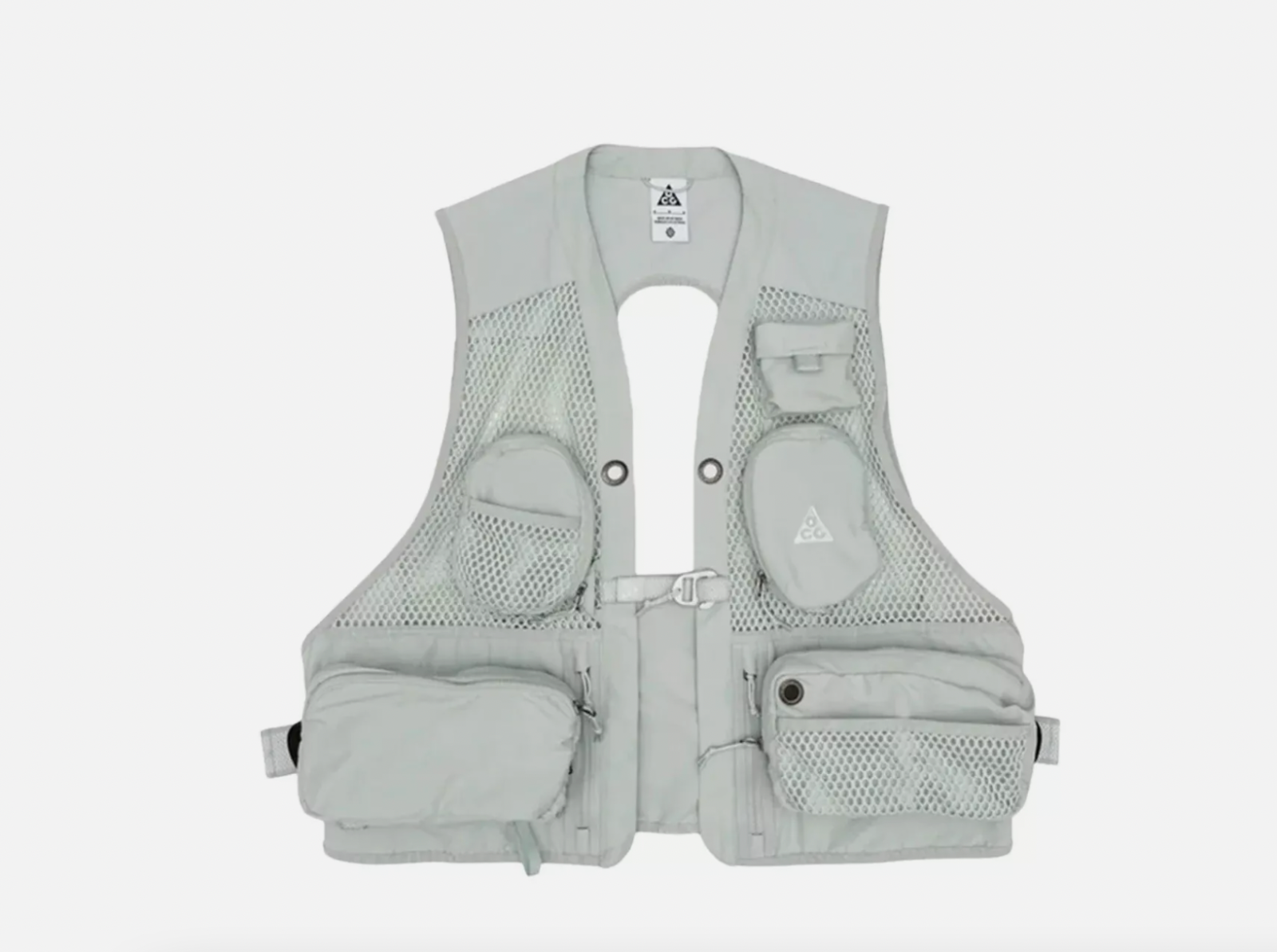 Nike ACG Buttles Vest Light Silver Hiking DN3919-034 Adult Unisex XL Tall