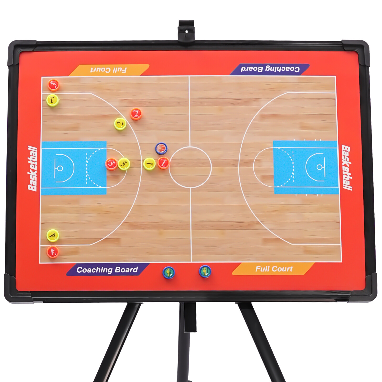 Tactical Display Board Coach Basketball Board Bracket Stand w/Magnets+Pen thumbnail 5