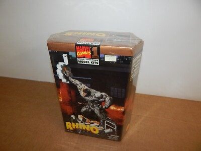 #ad 1998 Toy Biz Rhino Snap Together Model Kit Factory Sealed No. 48886 Marvel Comic $33.99