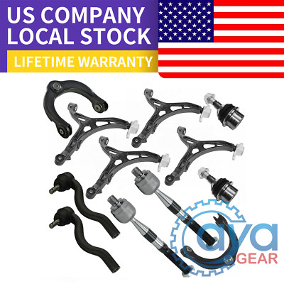 12x Front Lower & Upper Control Arms For 11-15 Dodge Durango Jeep Grand Cherokee