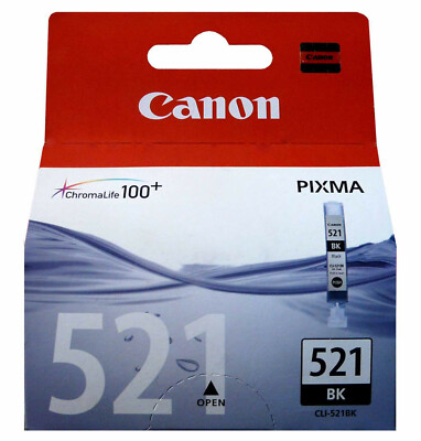 Canon CLI-521BK, Canon Pixma iP3600, iP4600, iP4600x, iP4700, MP540, MP540x