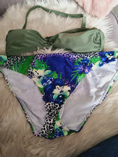 WOMENS M&S &   RESORT NEW BIKINI SIZE 16 TOP & 20  BOTTOMS NEW