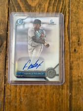 2022 1st Bowman Chrome Federico Polanco Auto Miami Marlins