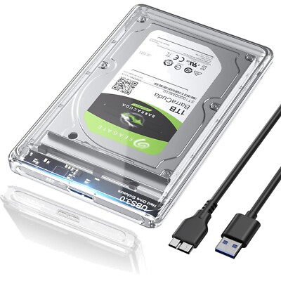Werkzeugfreies USB 3.0 Festplattengehäuse mit UASP für schnellen Datentransfer