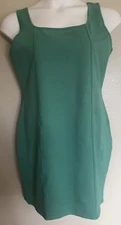 WILD FABLE WOMEN'S SIZE 1X EVERGREEN KNIT BODYCON SHEATH DRESS NWOT