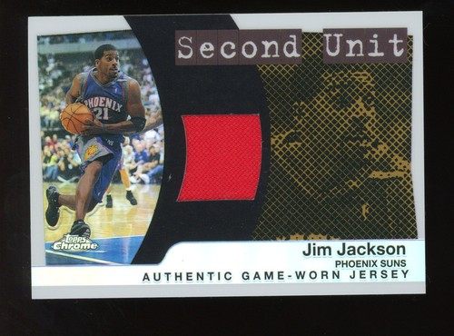 2005-06 Topps Chrome - Second Unit JERSEY Jim Jackson Refractors #/99