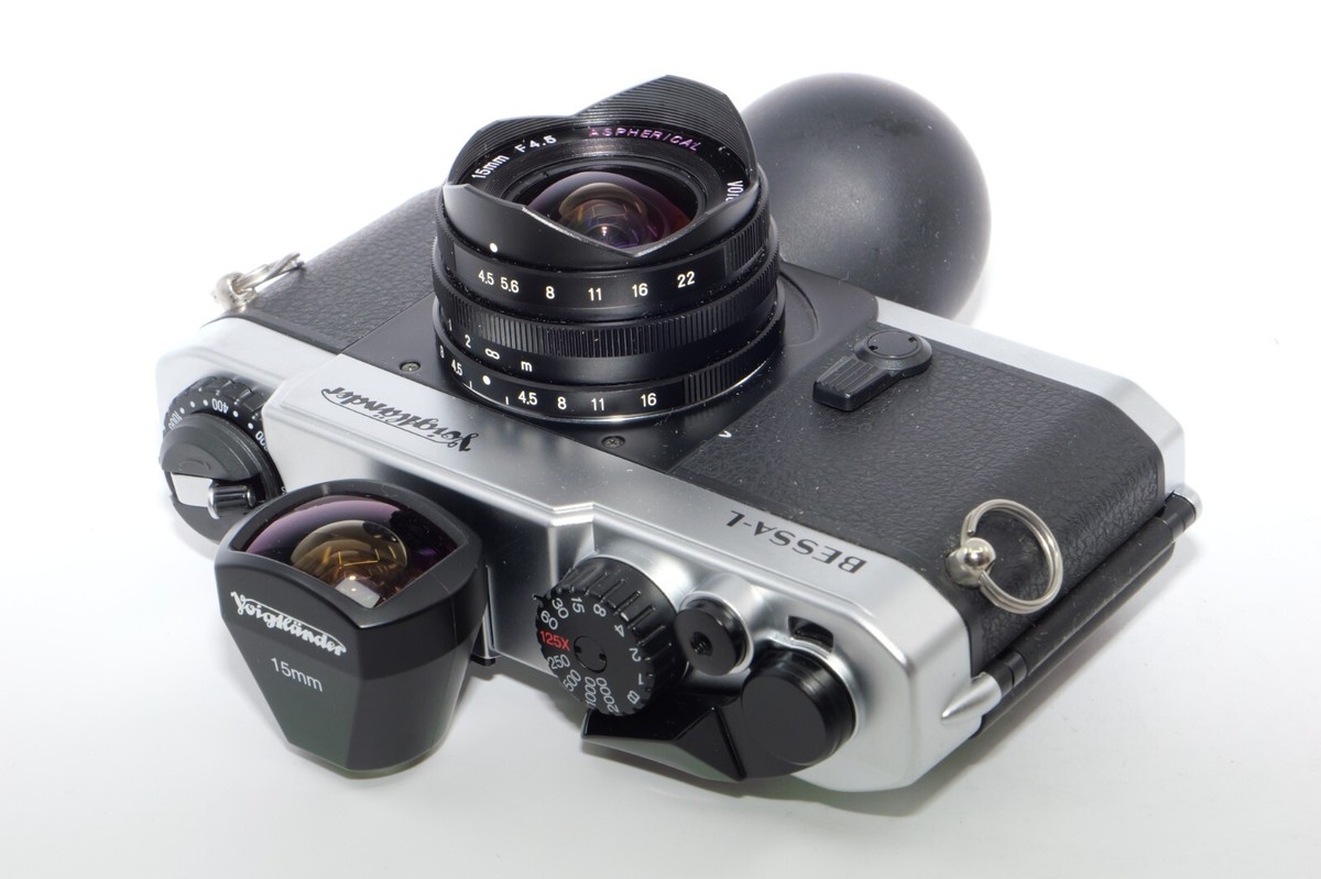 Voigtlander Bessa L Camera. Super Wide Heliar 15mm f/4.5