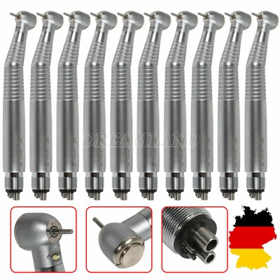 10 Dental LED E-generator High Speed Handstück Turbine 4 Hole Big Head