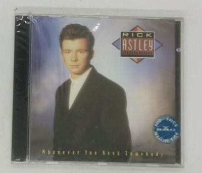 Whenever You Need Somebody by Rick Astley (CD, 1987) SEALED