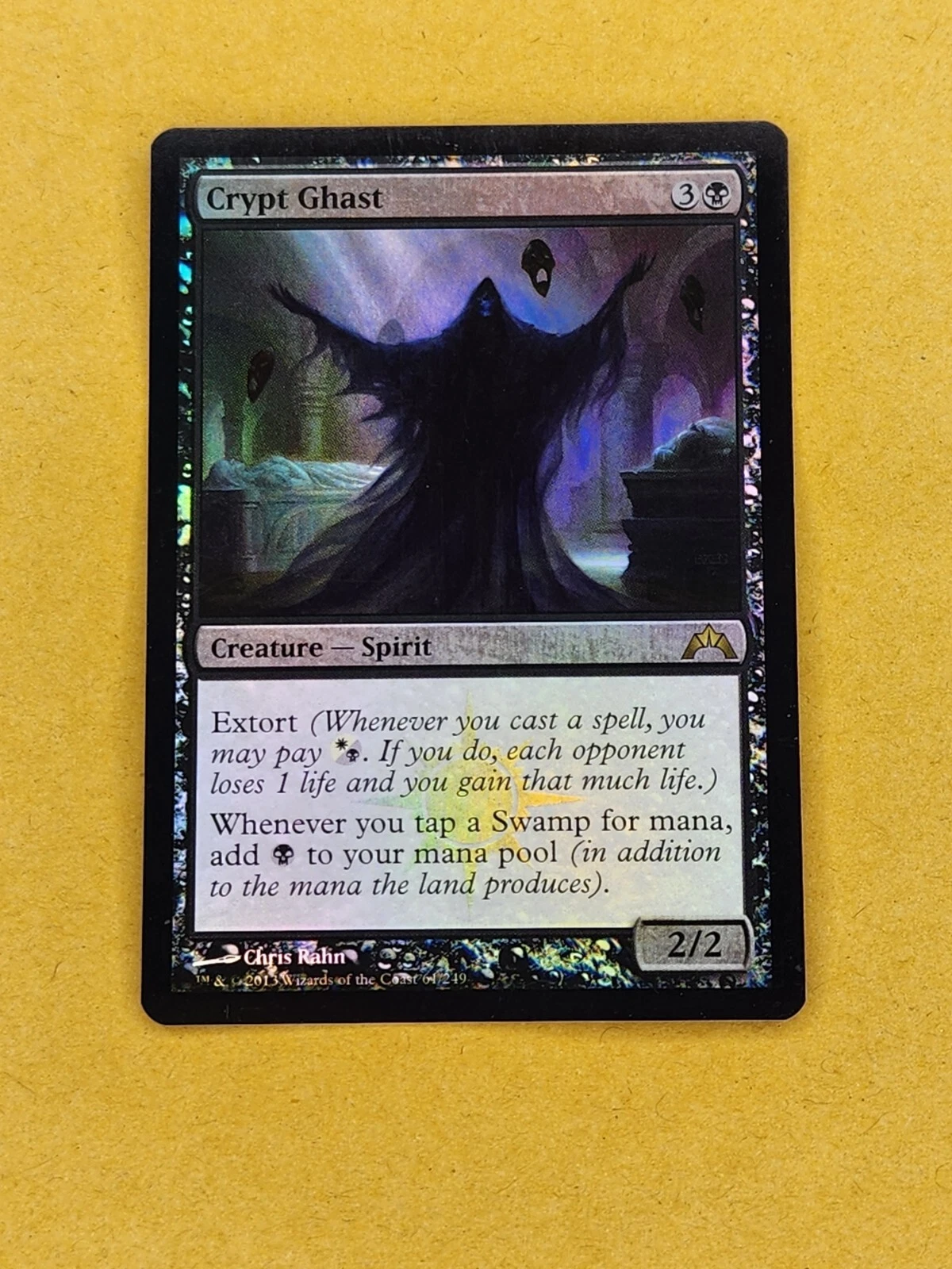 1x FOIL Crypt Ghast, LP, Gatecrash (GTC), Magic The Gathering, MtG