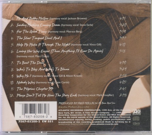 Kris Kristofferson - The Austin Sessions - Album CD - Très bon état ! - Picture 2 of 2
